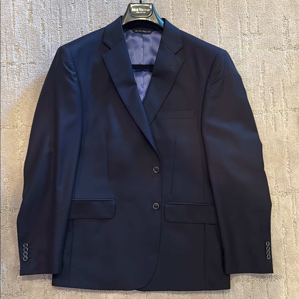 Ermenegildo Zegna Cloth Saks 5th Ave Navy Blue Men's Suit by